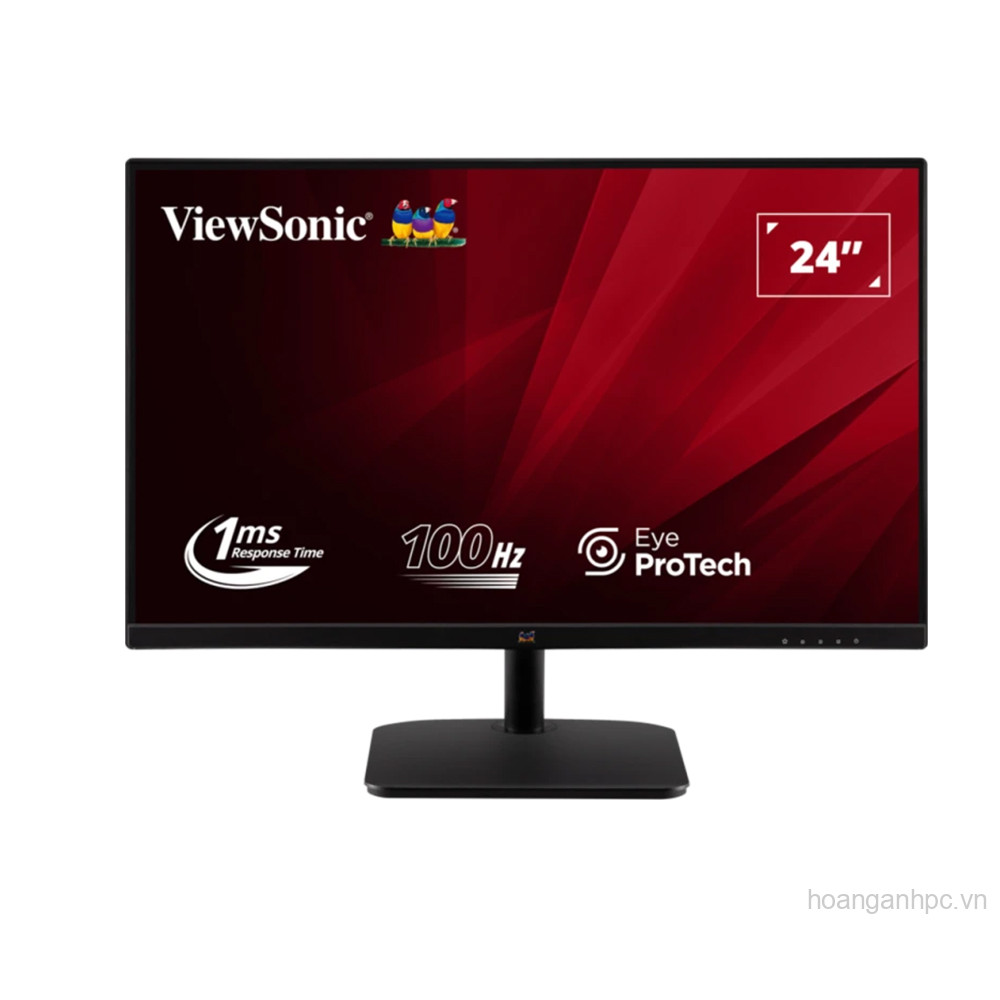 Màn hình Viewsonic VA2432-H/H2 Full HD, IPS, 100Hz, 1ms - mầu đen