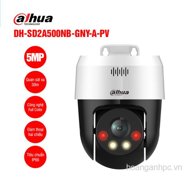 Cam IP quay quét 5MP DAHUA DH-SD2A500NB-GNY-A-PV