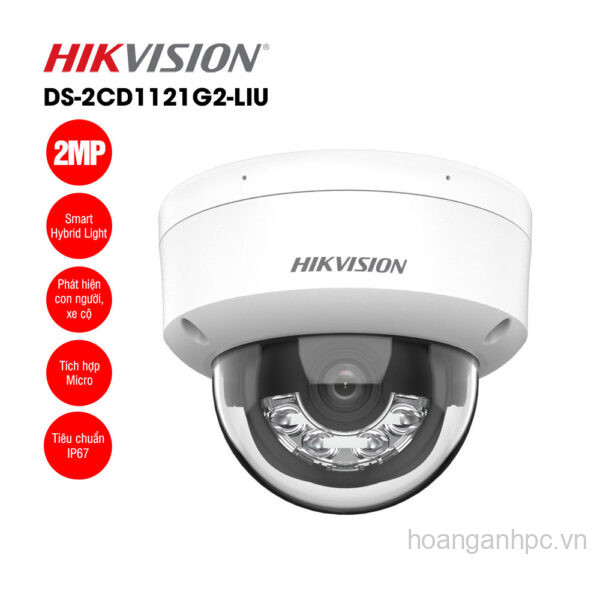 Camera IP 2MP bán cầu HIKVISION DS-2CD1121G2-LIU