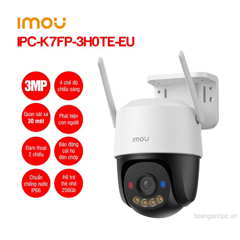 Cam IMOU sim 4G Cruiser SC 4G 3MP IPC-K7FP-3H0TE - 2 dâu